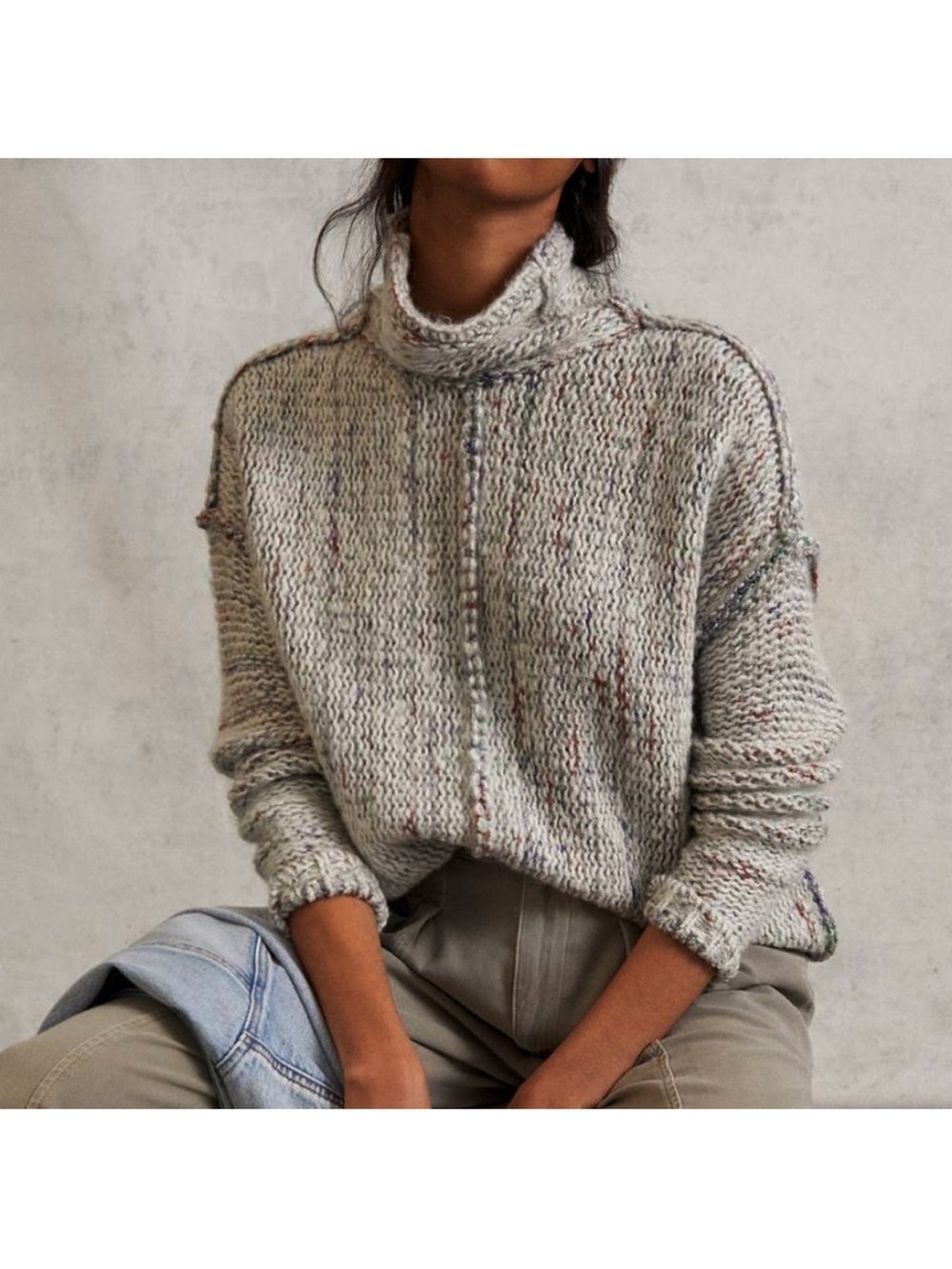 HTF Anthropologie Pilcro Noelle Turtleneck Sweater XS